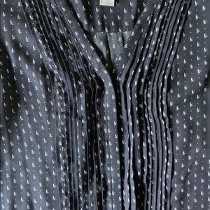 Ruffle Sleeve Chiffon Top